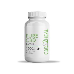 Pure CBD Isolate Capsules 1000mg (CBD2HEAL)